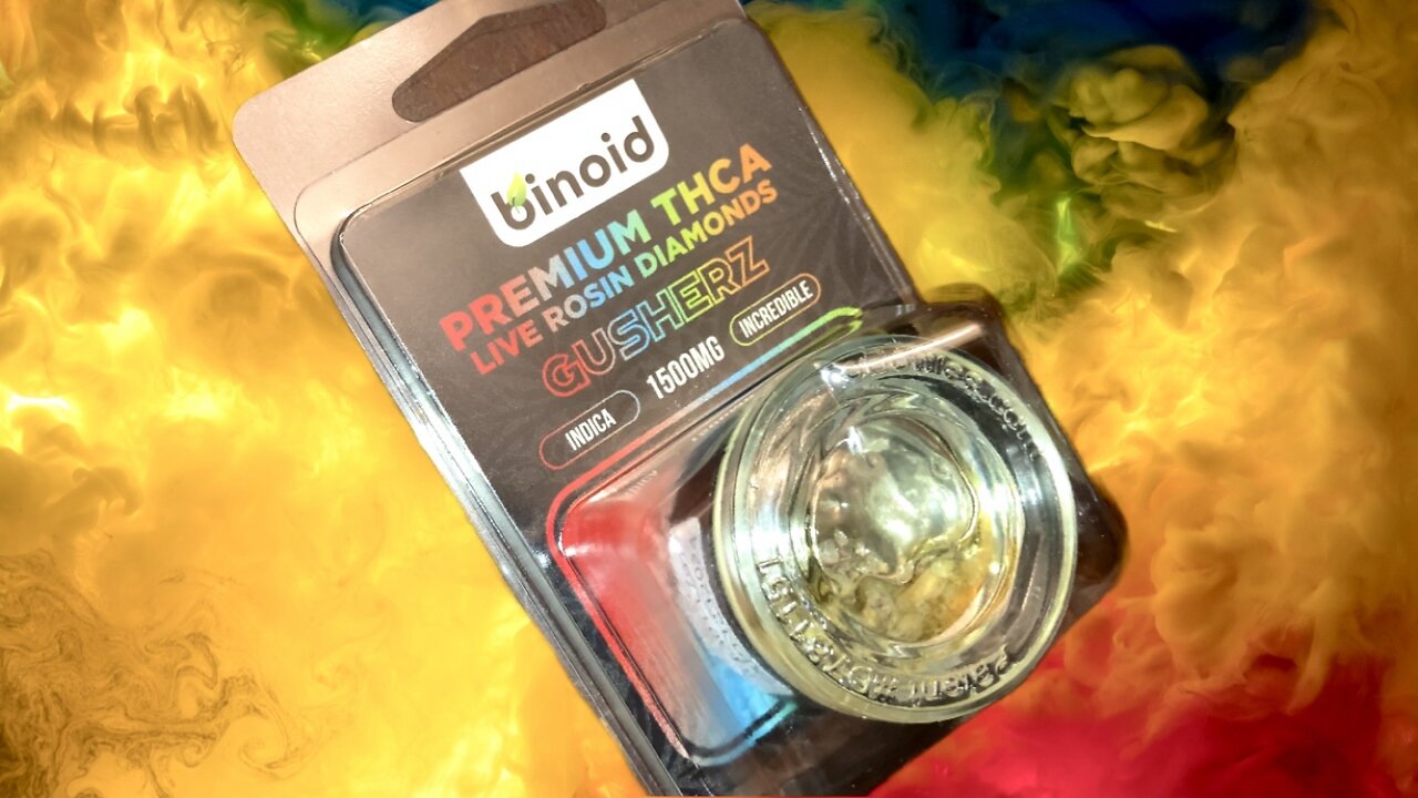 Binoid Premium Live Rosin THCA Gusherz Diamonds