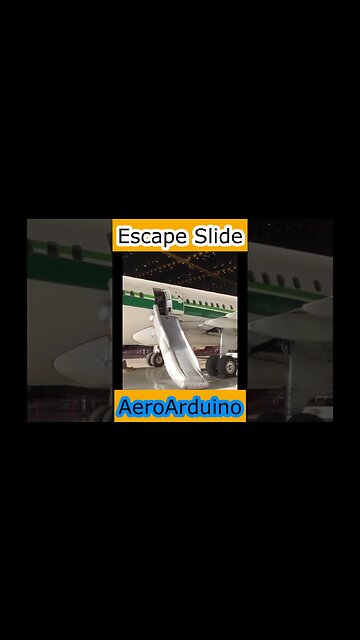 Watch Weird Escape Slide Sounds #Aviation #Flying #AeroArduino