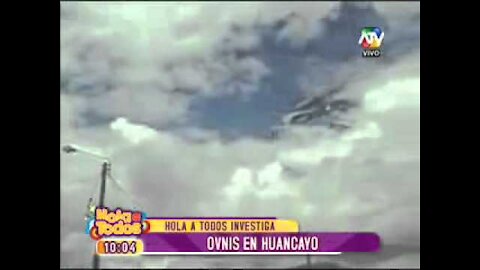 Huge UFO Mothership over Peru May 2021 Ovni Disc