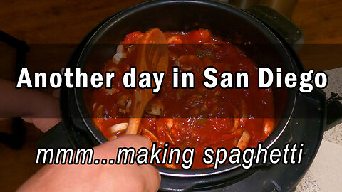 Tis the Holiday Season for Non Profits - Making delicious spaghetti for dinner using an instapot