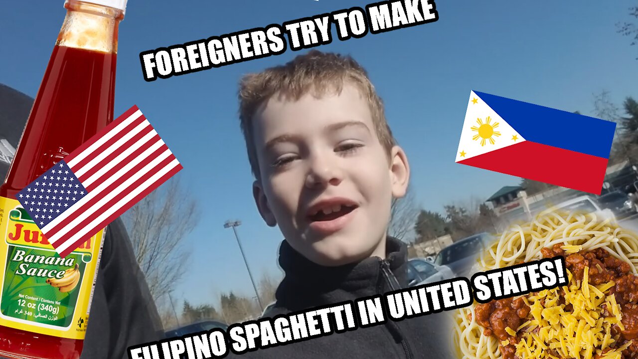 Foreigners Try To Cook Filipino Spaghetti