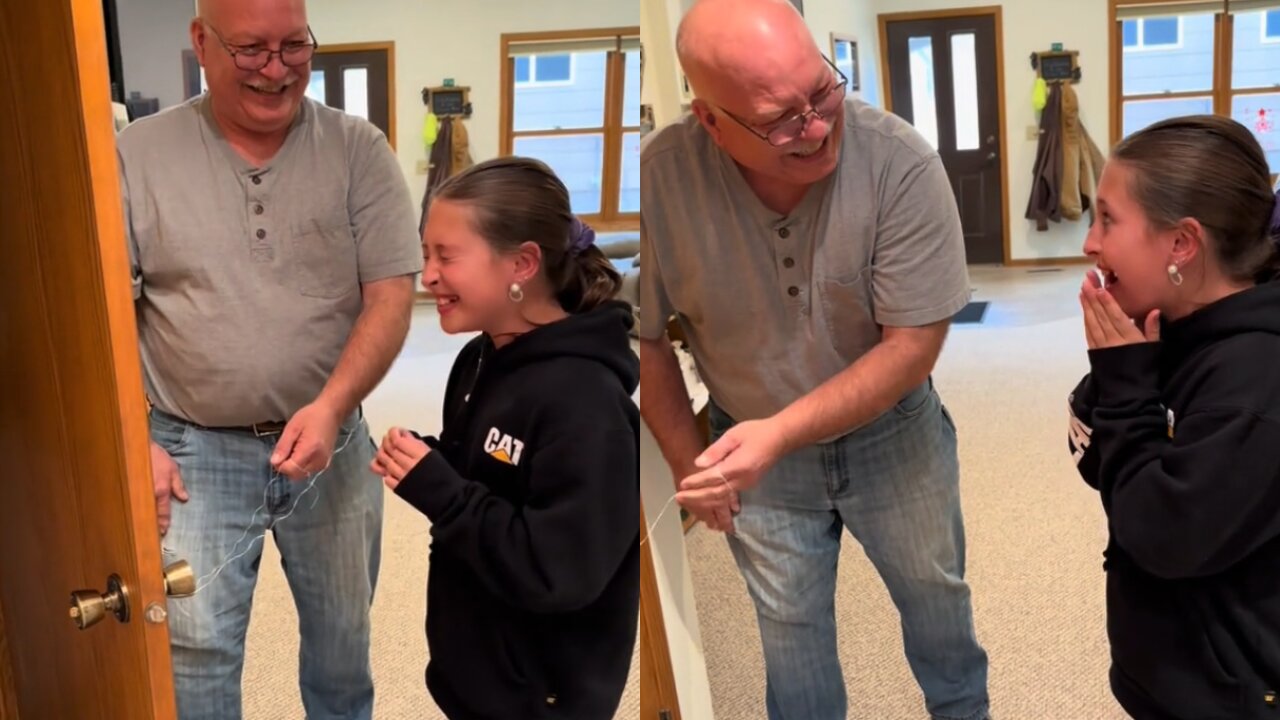 Grandfather Extracts Granddaughter’s Tooth in The Famous Local Way