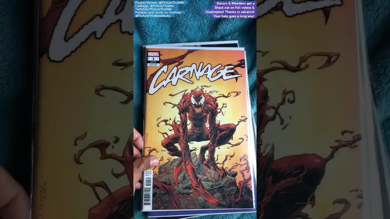 My 11/22/23 New Comic Book Day Haul | PTNM #shorts #ncbd #dracula #carnage #image