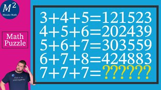 A Large Logic Number Puzzle that YOU can Solve? | Minute Math