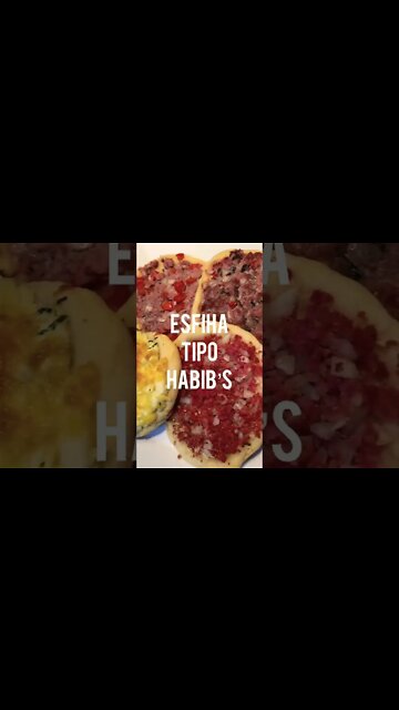ESFIHA TIPO HABIB'S 😱😋 | Receitas #Shorts