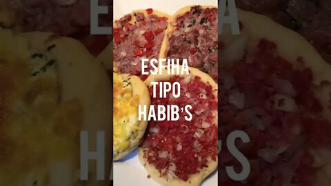 ESFIHA TIPO HABIB'S 😱😋 | Receitas #Shorts