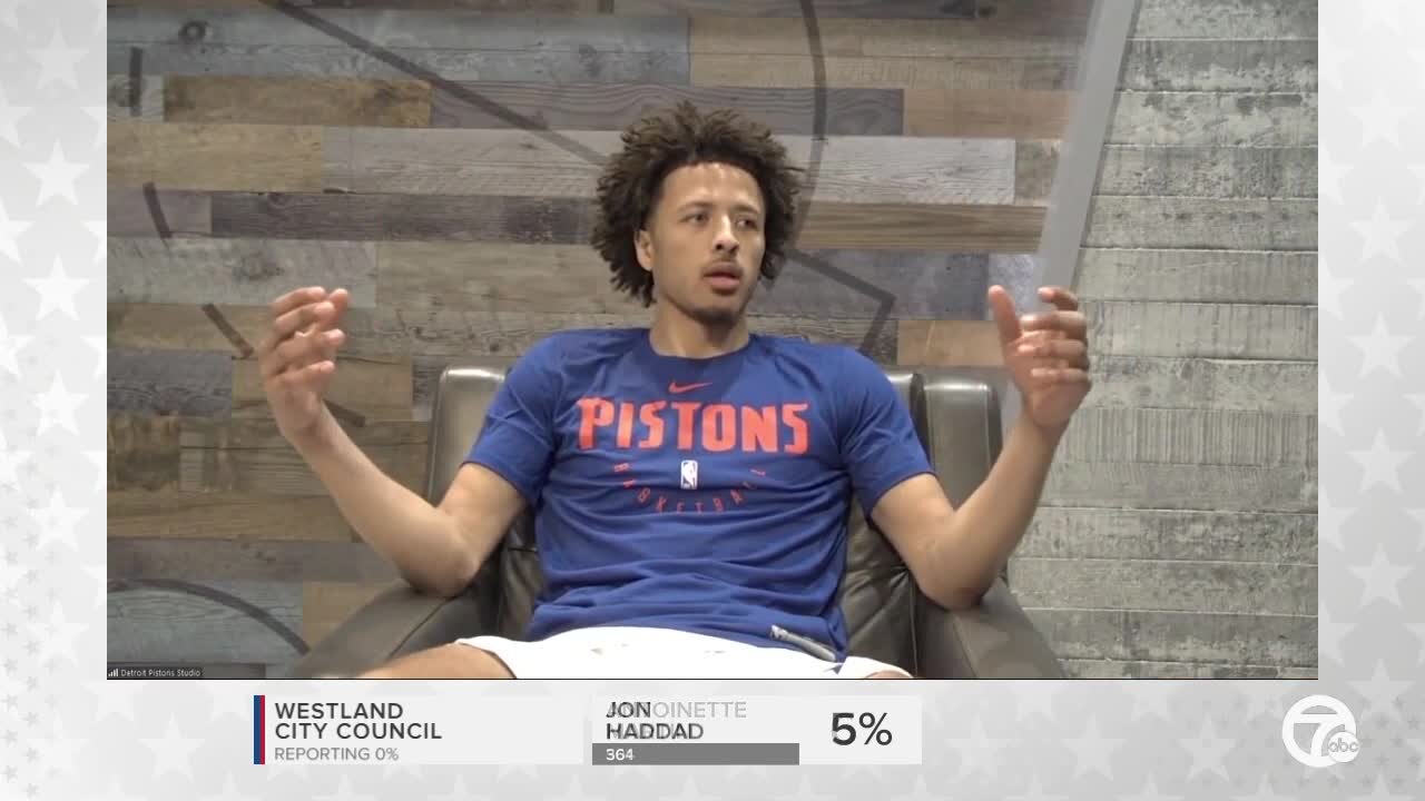 Cade Cunningham talks after first practices with Pistons teammates