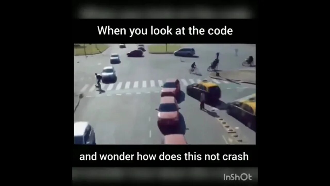 When you look at the code and wonder how does this not crash!!! 🤔