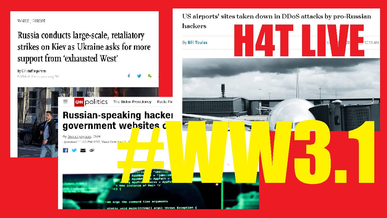 #WW3.1 Ukraine Bombed US Airport DOS Attacks German Communications Sabotage