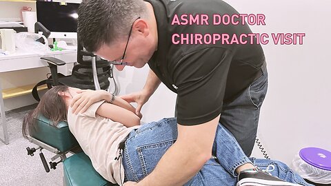 ASMR doctor . Satisfying ASMR spinal crack . Asmr chiropractic adjustment crack! Compilation!