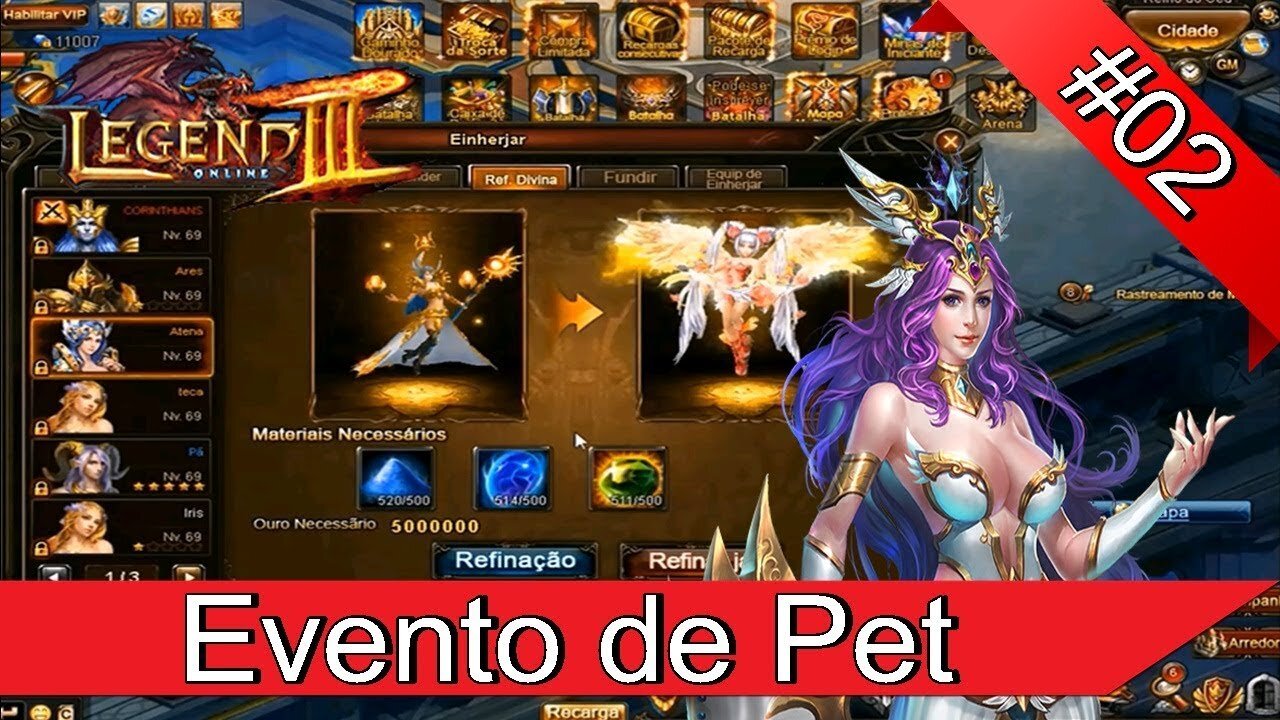 EVOLUÇÃO DE ATENA PARA VÊNUS ! ►Legend Online Espanhol◄