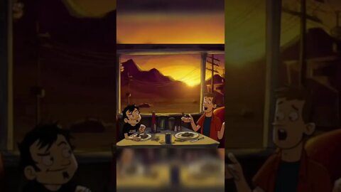 Dan and Chris enjoy a Sunset Dinner