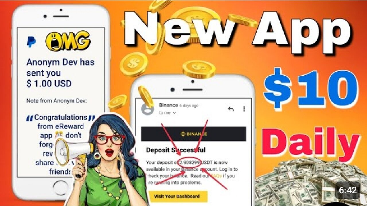 New app in the market make 6$-20$ a day