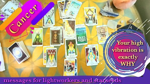 Cancer 🎄 Your high vibration is exactly WHY. December 2021 tarot
