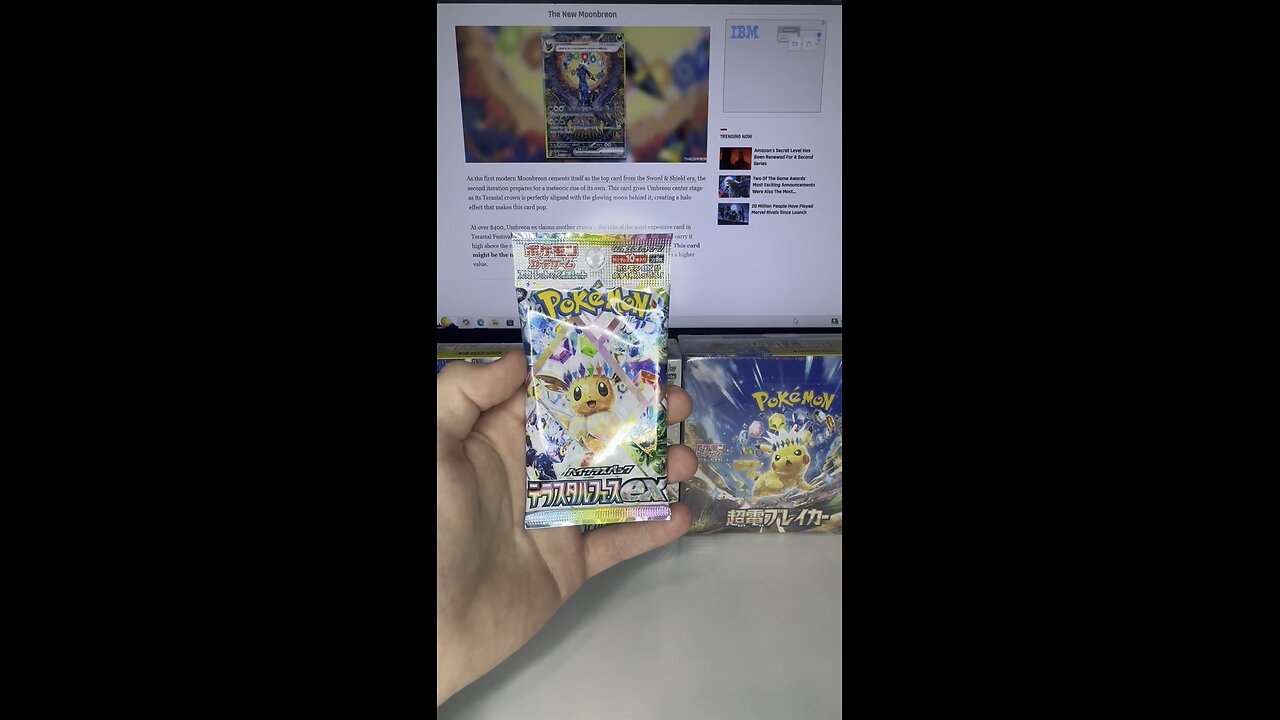 Terastal Festival EX Pokemon Pack Opening! #pokemon