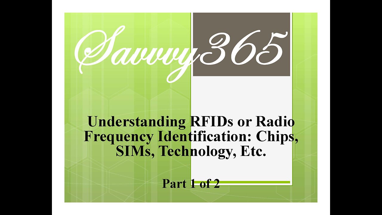 Radio Frequency Effects 2 of 2