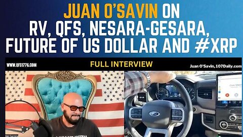 JUAN O' SAVIN: RV, QFS, NESARA, GESARA, XRP - THIS IS HUGE, STAY TUNED!