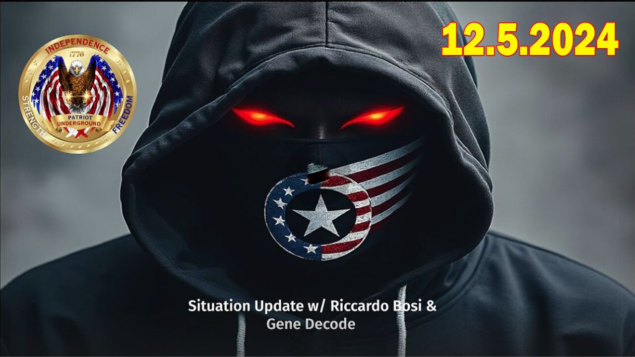 Patriot Underground, Riccardo Bosi & Gene Decode BIG Intel Dec 5: "Revolutionary Agenda"