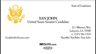 Xan John Senate Responses October 11th 2022 6PM Gonzales Louisiana