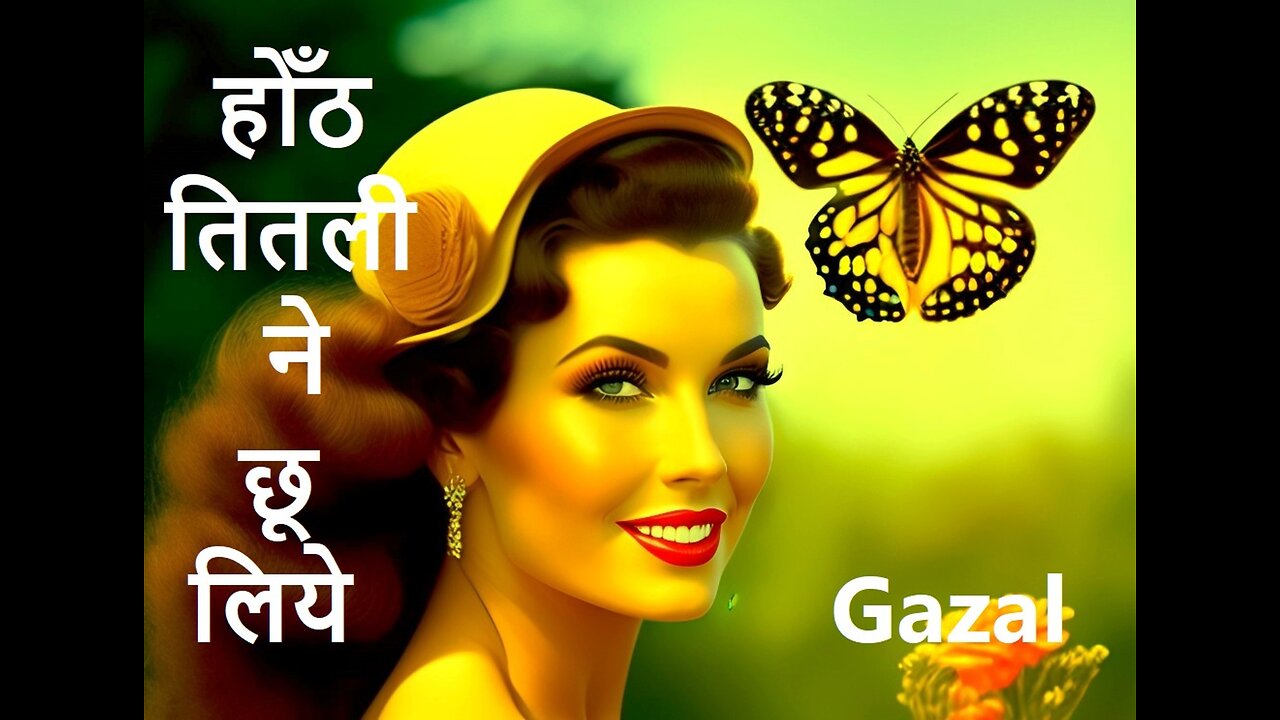 होँठ तितली ने छू लिये Gazal