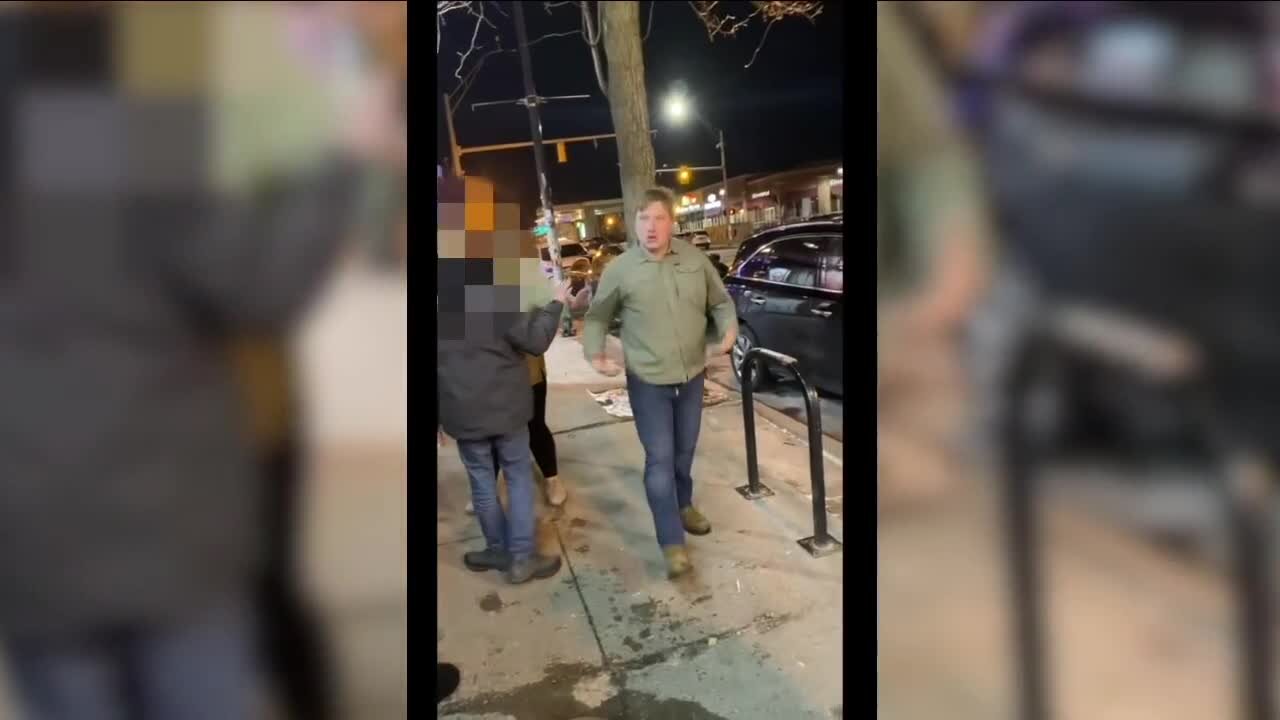 Man captured on video yelling racial slur before assaulting woman in Akron turns himself in