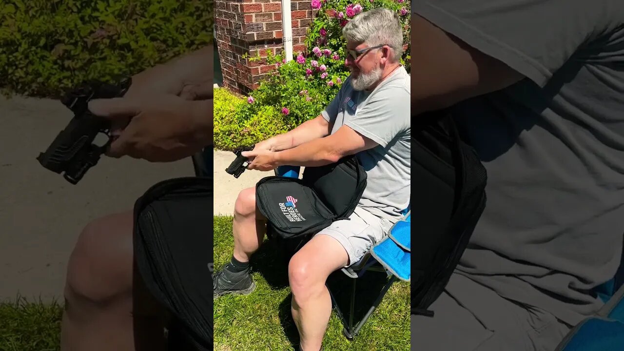 Staccato CS First impression with Rick the Neighbor. #shorts #viral #guns #trending #pewpew