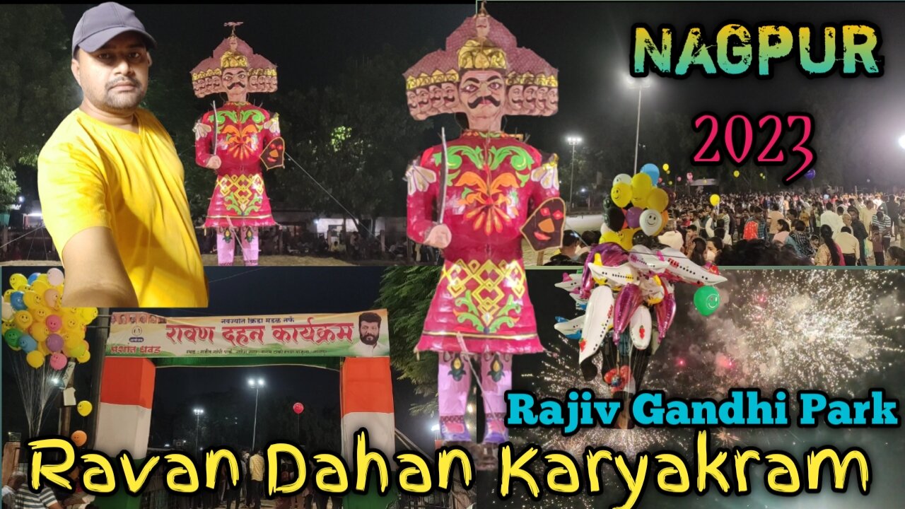 Ravan Dahan Ka Karyakram || Rajiv Gandi Park Ganesh Nagar Sangam Takij 😍