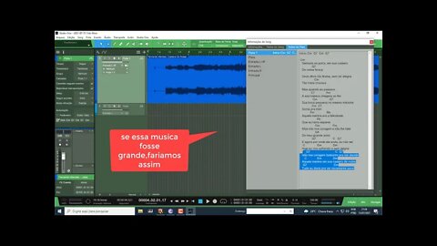 como por letras e cifras de musicas no studio one .how to insert lyrics music numbers in studio one