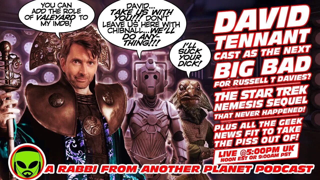 LIVE@5 - David Tennant is the Valeyard in Doctor Who??? Star Trek!!! Doctor Strange!!!