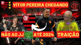 VITOR PEREIRA CHEGANDO❤🖤🏆 NÃO A JJ👀 DORIVAL SAIDA POR MOTIVO TÉCNICO😱