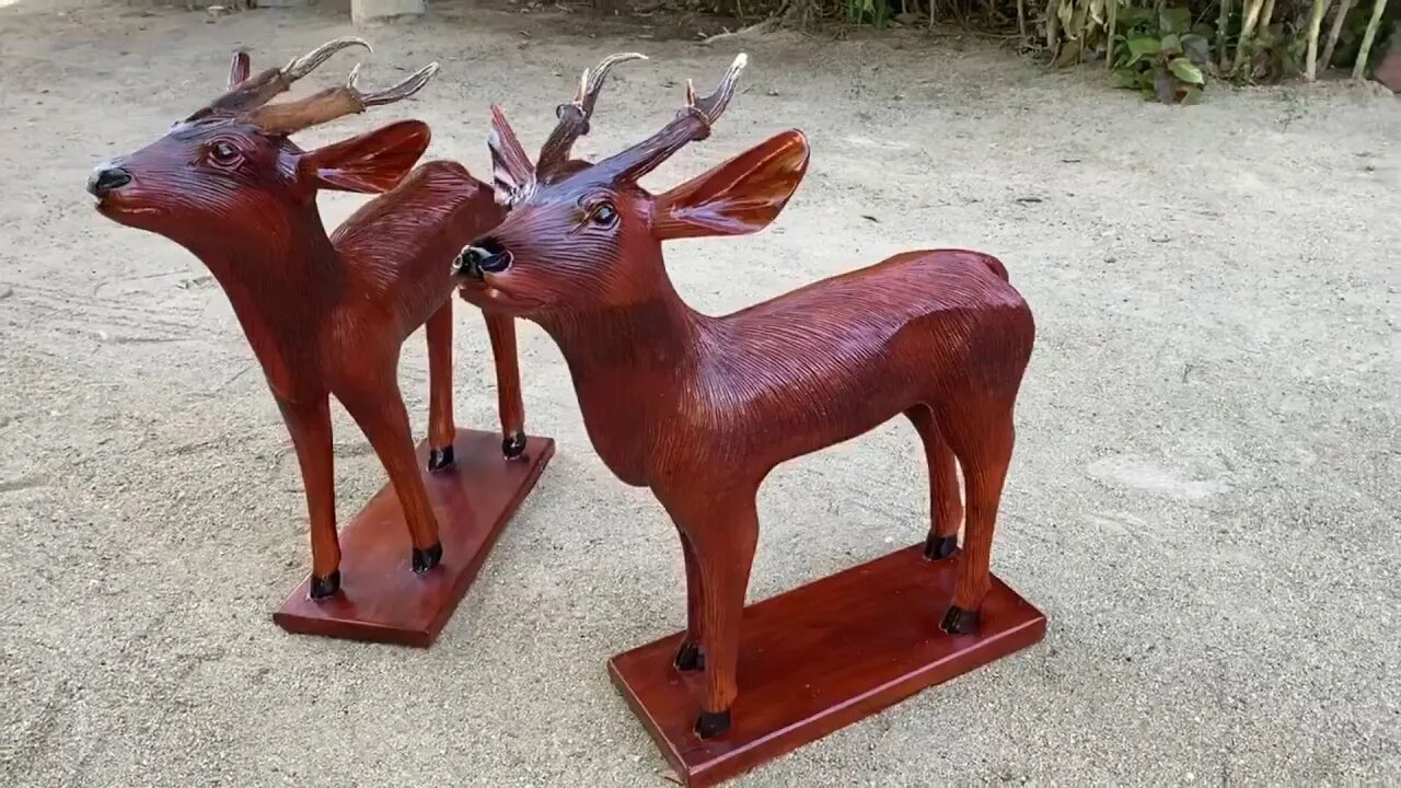 Wooden deer Review