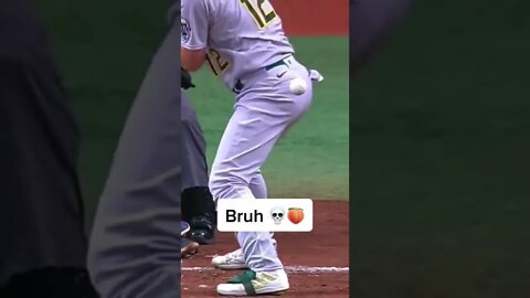 Not the butt 😂 #sports #collegebaseball