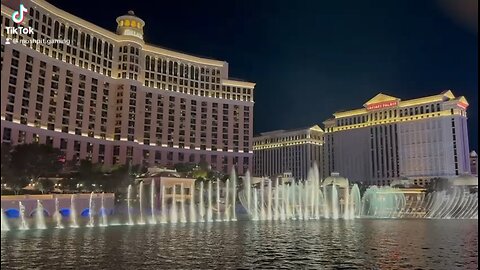 The Bellagio water fountain