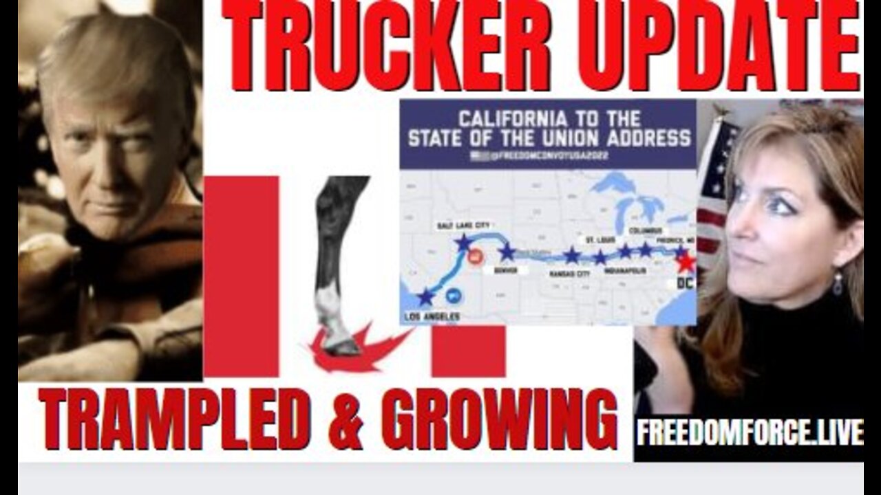 Truckers Trampled Movement Growing, USA Convoy - Zechariah 9 2-20-22