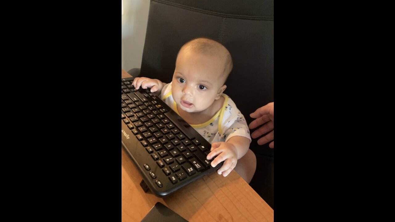 I can’t sit properly but I am ready to help in dad’s office 😂