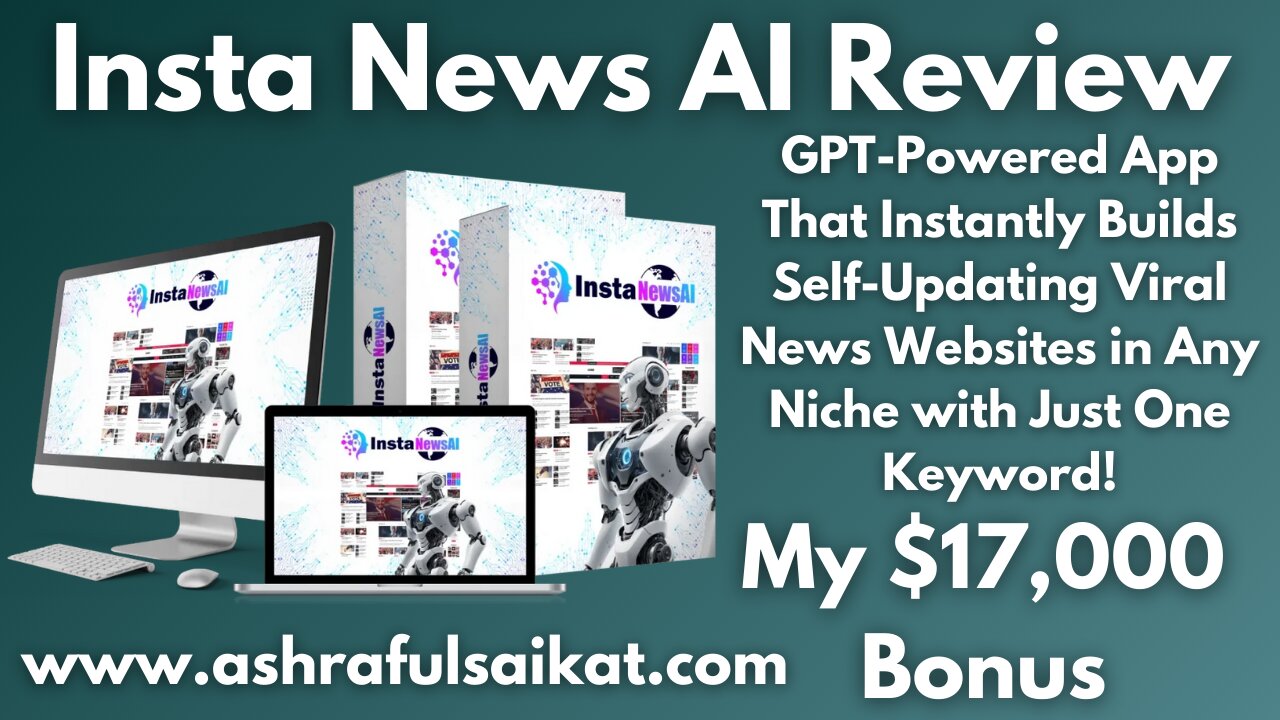 Insta News AI Review - Creates Viral News Websites (By Yogesh Agarwal)