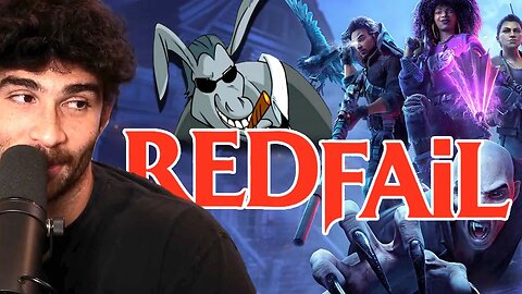 Hasanabi reacts to REDFAIL | videogamedunkey