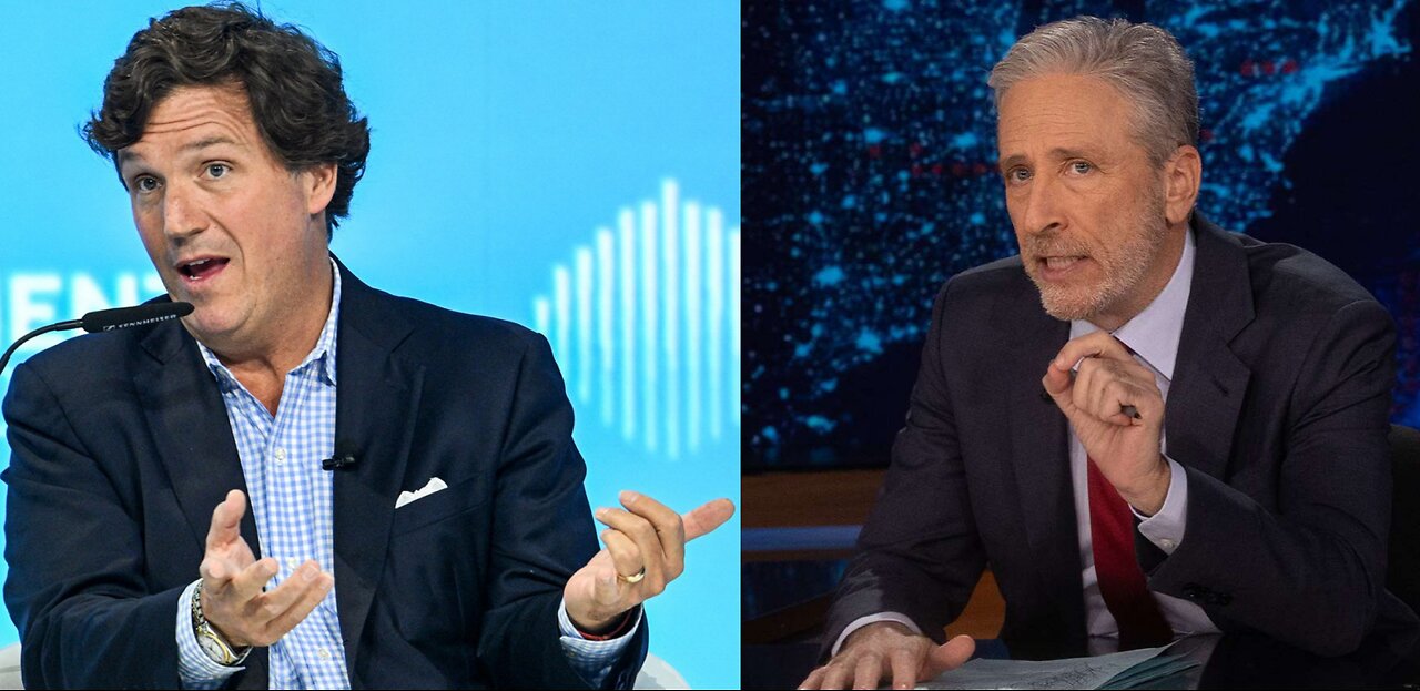Tucker Carlson Reveals Boris Johnson Wanted 1 Million Dollars For Interview & Jon Stewart Criticisms