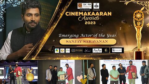 Emerging Actor of the year 2023 Sanjay Saravanan |Cinemakaaran Awards| SKARK Foundations | Malik|Ep2