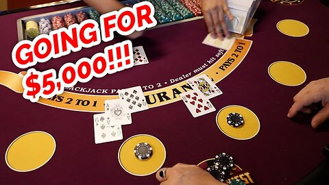 $5,000 Goal Blackjack - Timmy VS. David #3.14