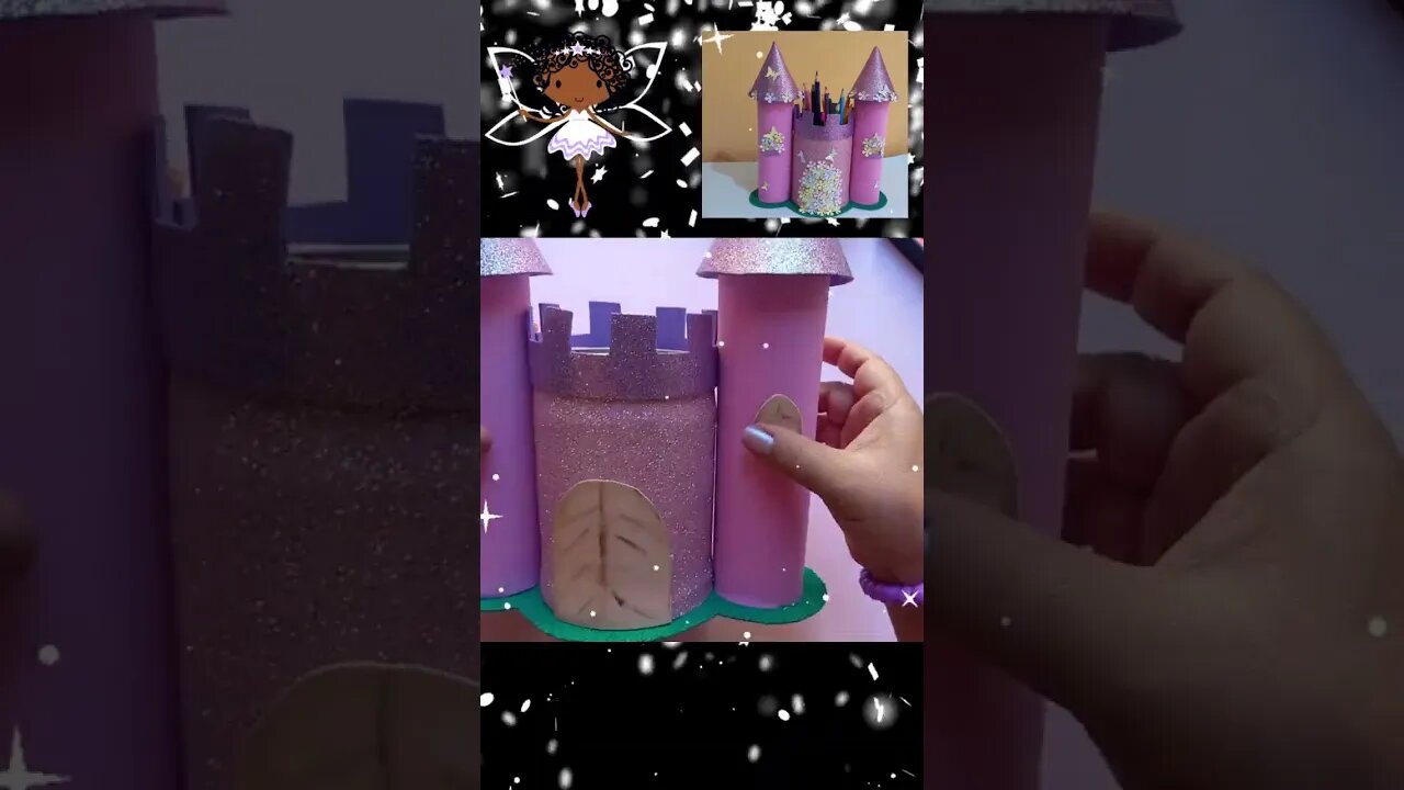 PORTA LÁPIS CASTELO/ VÍDEO LONGO NO CANAL E NÃO ESQUECE DE SE INSCREVER! O LINK ESTÁ NOS COMENTÁRIOS