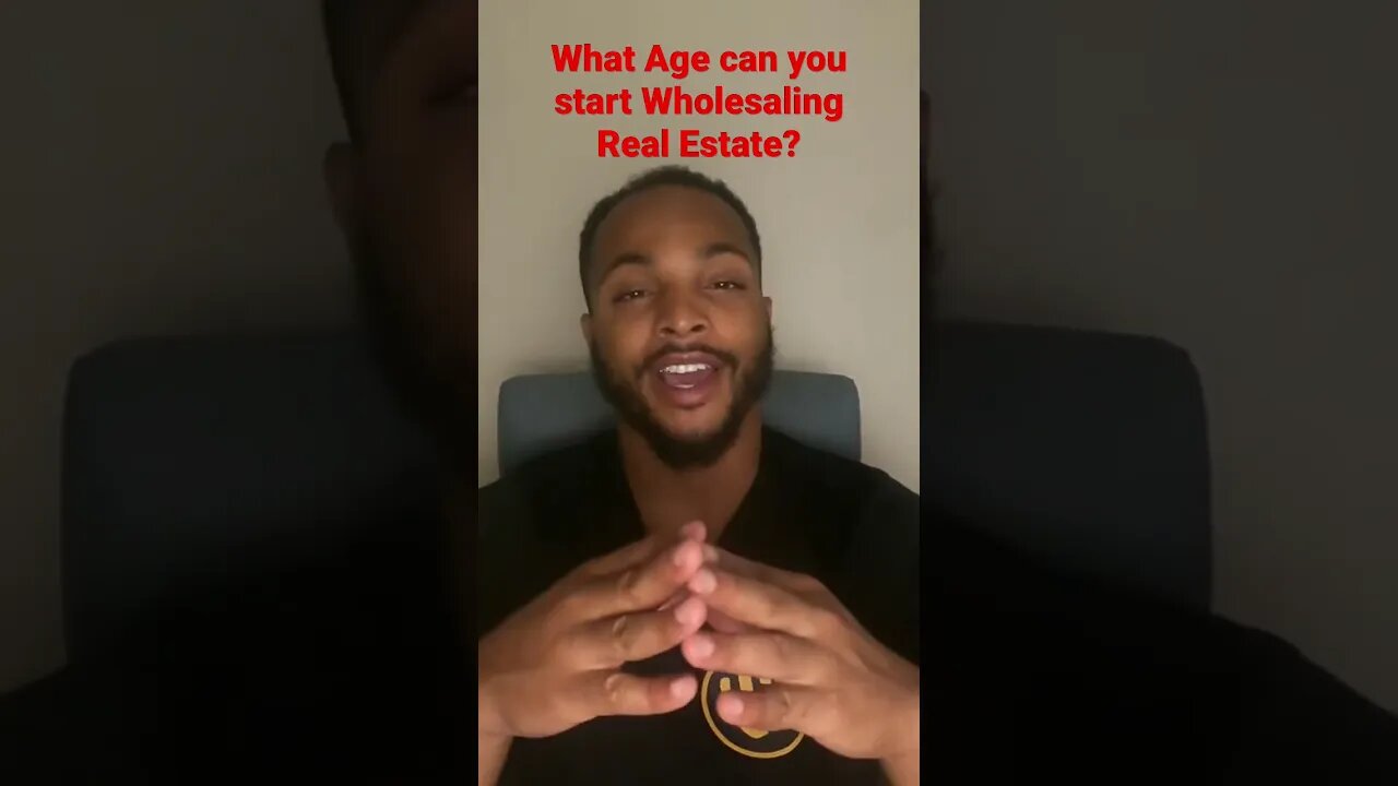 It’s best to start Wholesaling Real Estate at THIS AGE! #fyp #shorts