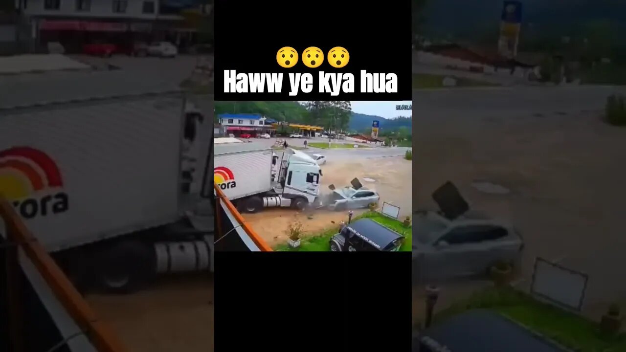 haww ye kya ho gya | Car accident #viral