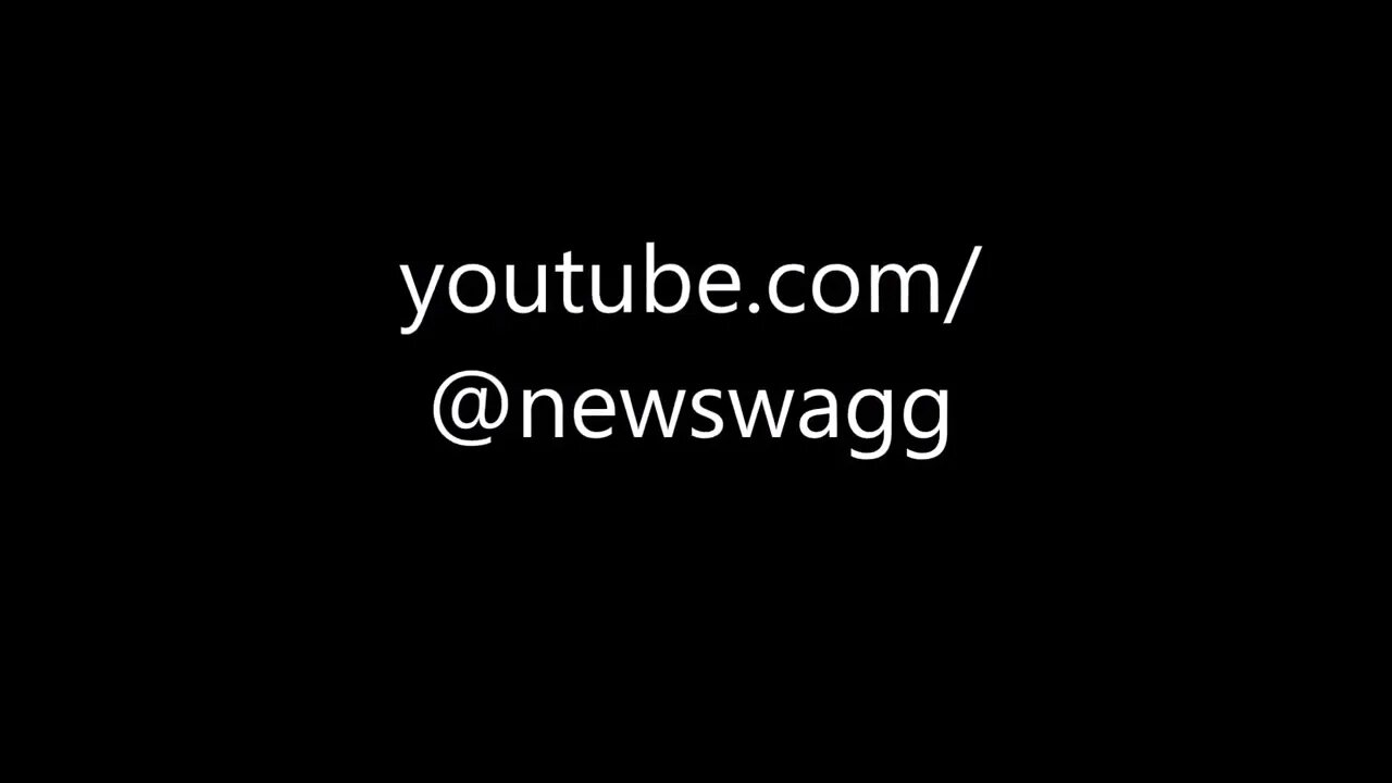 My new YouTube handel is @newswagg