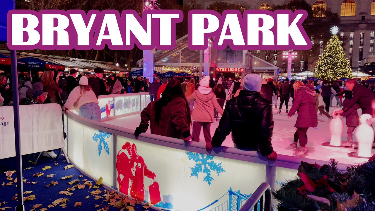 Bryant Park Christmas Market - Manhattan - New York Sightseeing