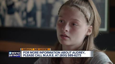 Grant Me Hope: Audrey is a creative soul who wants to be a cosmetologist one day