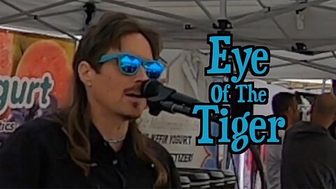 “Eye of the Tiger” by Survivor cover on banjo and washboard - song from the movie Rocky