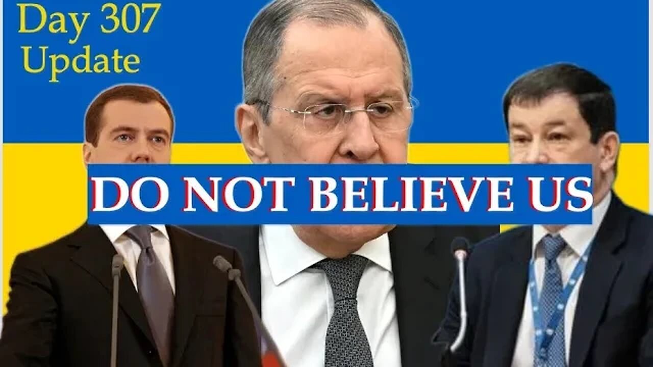 Lavrov's ultimatum and Ukraine's counterproposal: Day 307