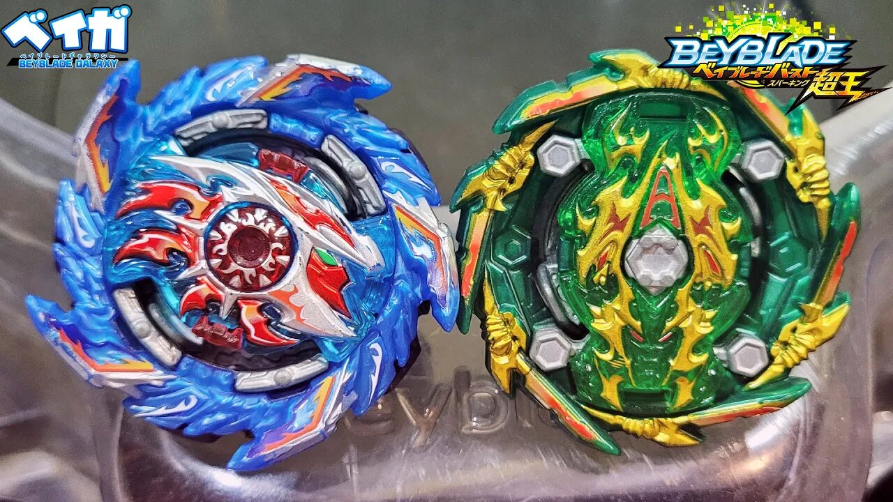 KING HELIOS .Zn 1B vs BUSHIN ASHURA .0.Xt+ TEN (Especial Sparking) - Beyblade Burst ベイブレードバースト