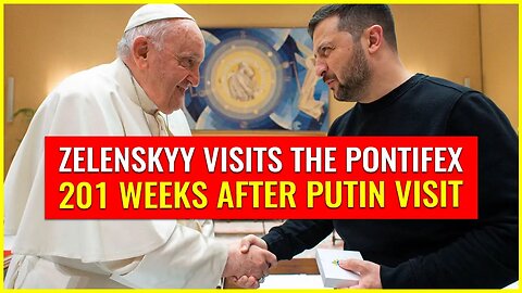 #Zelenskyy visits the #Vatican #Pontifex 201 weeks after #Putin visit
